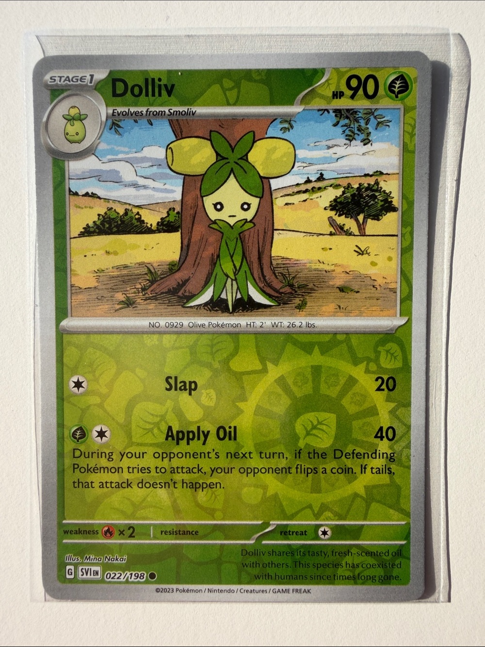 Smoliv Dolliv Arboliva Evolution Lot 3 Cards Reverse Holo | ✨5/$25✨ - Picture 4 of 7